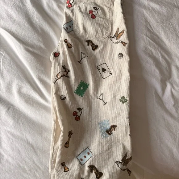 Maeve Cream Corduroy Pants - Picture 8 of 9